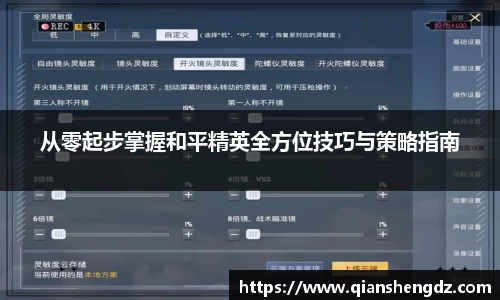 从零起步掌握和平精英全方位技巧与策略指南